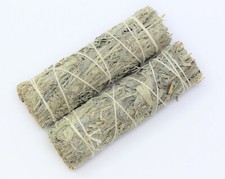 Blue Sage Smudge Stick: 2 Wand Pack  Herb, House Cleansing Negativity Removal 