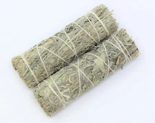 Blue Sage Smudge Stick: 2 Wand Pack! (Herb, House Cleansing Negativity Removal)