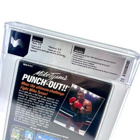 NES Mike Tysons Punch Out WATA 7.5 CIB Balas Naranja Sello de Sonido Completo En Caja