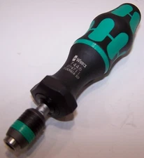Wera 05074711001 Kraftform 7446 Hexagon Torque Screwdriver, 1/4 Head, 11.0-29lbs