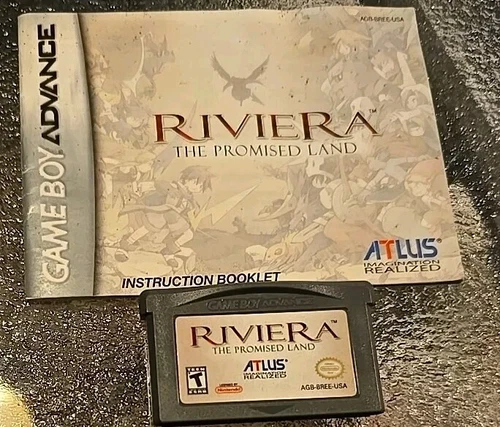 Riviera The Promised Land W/Manual Gameboy Advance Video Game