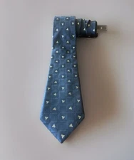 Patrick Francis Tie Silk Blue Celtic Knot Made In Ireland Standard