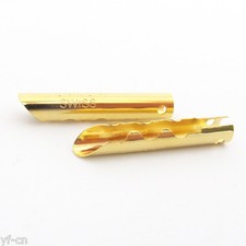 4pcs Gold Plated Copper BFA Z-Type 4mm Banana Plug Speaker Cable Connector