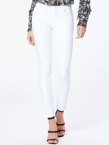 Paige Verdugo Ankle Jeans Size 28 White 