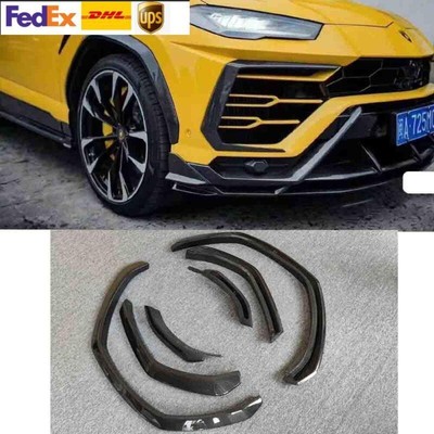 FOR LAMBORGHINI URUS CARBON FIBER WHEEL EYEBROW ARCH TRIM FENDER FLARE MSY STYLE