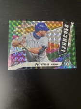 PETE ALONSO 2021 Panini Mosaic Launched Green Prizm #L1 New York Mets NM+