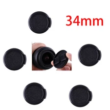 5PCS 34mm Snap on Front Cap For Nikon Fuji Olympus Sony Lens DSLR SLR Camera