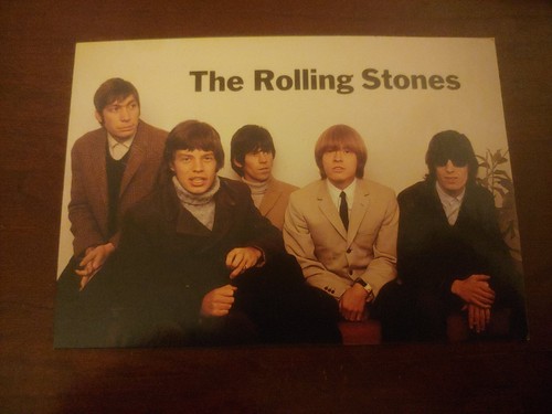 The Rolling Stones Group Photo Postcard (6" x 4") by Damaged Goods
