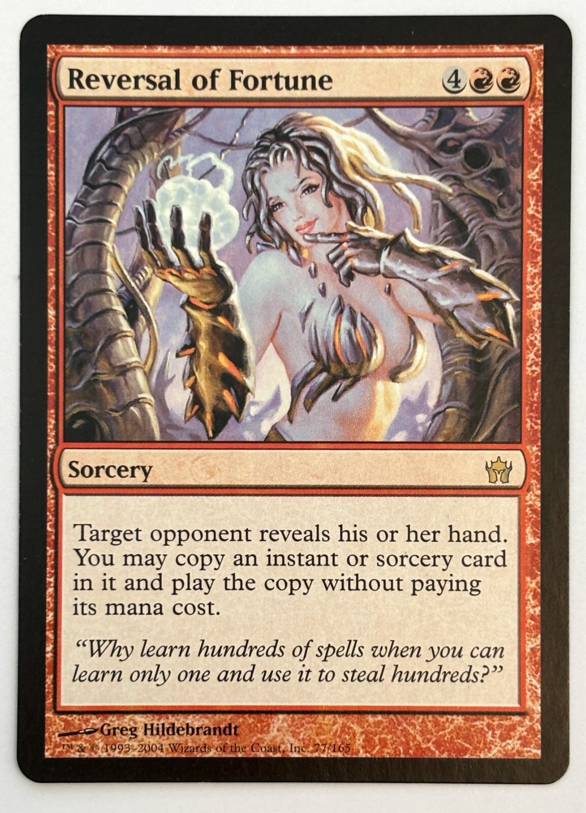 Reversal of Fortune 5th Dawn Rare 2004 MTG Magic The Gathering LP