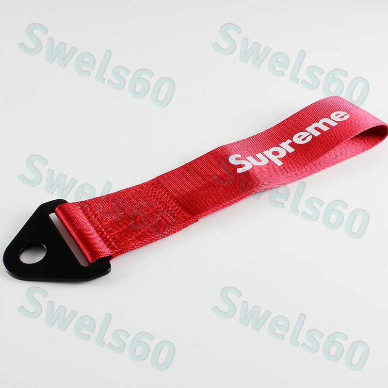 Car Tow Strap Belt Red JDM SUPREME 