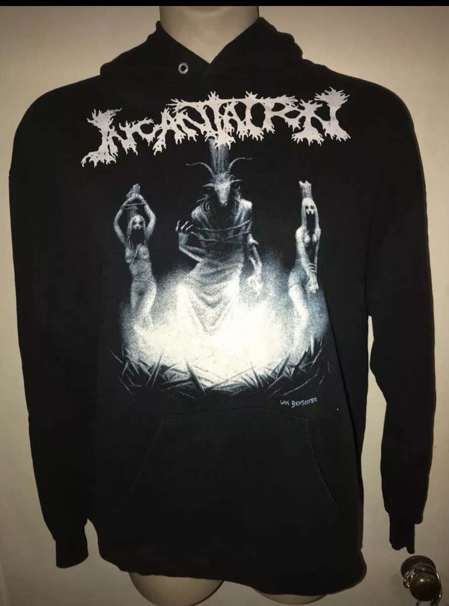 Vintage 1994 INCANTATION Essence Ablaze Promo Tour Hoodie