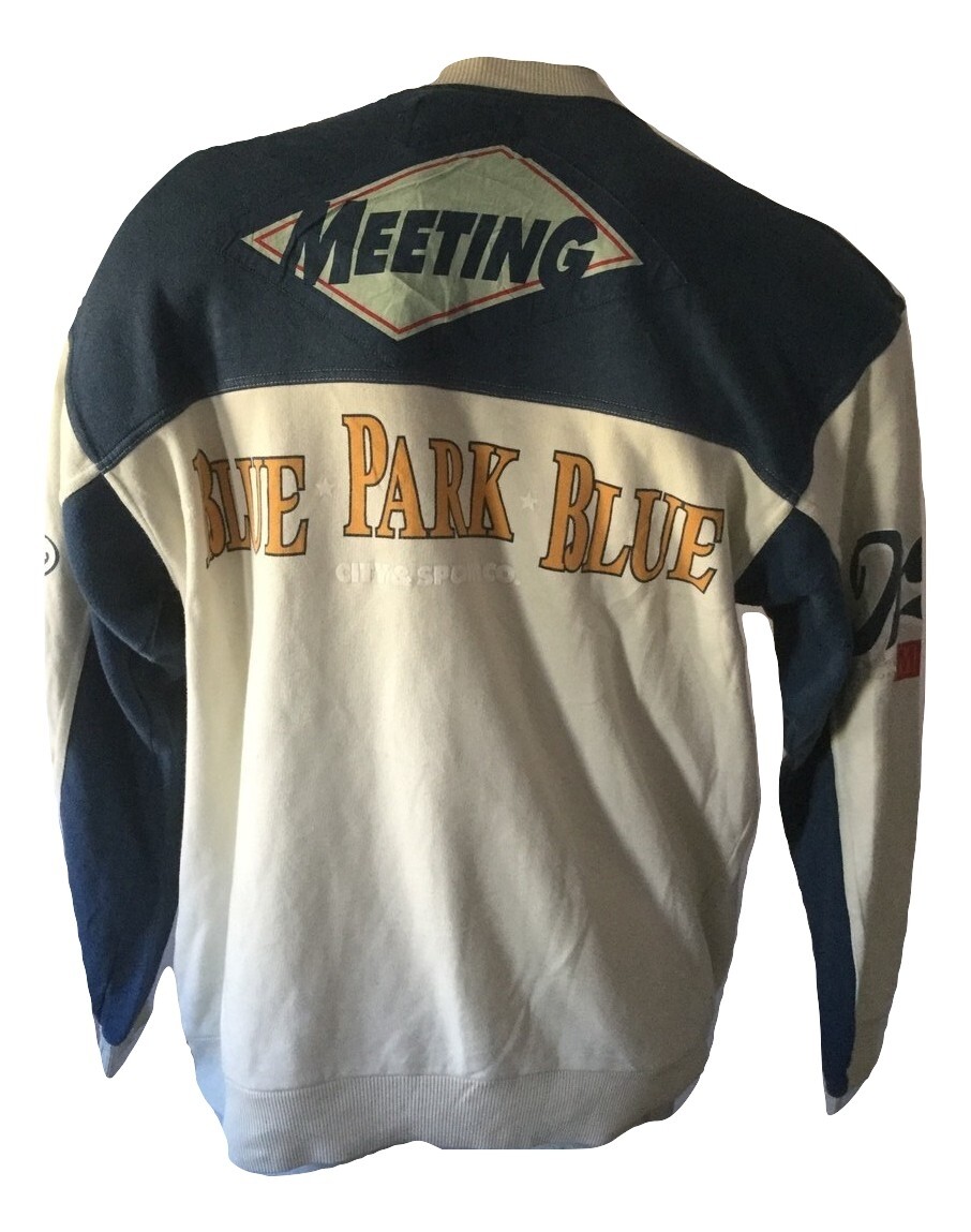 FELPA DA UOMO SPORTIVA MEETING PANINARO VINTAGE SWEATER JUMPER ANNI 1980  SIZE L