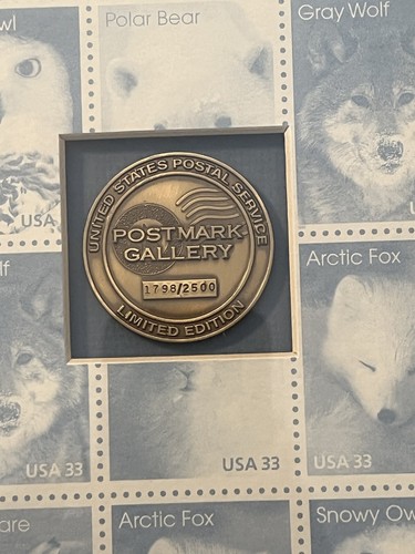 U.S.STAMPS ARCTIC ANIMALS FIRST DAY OF ISSUE * FRAMED COLLECTOR'S Limited Ed - Picture 3 of 5