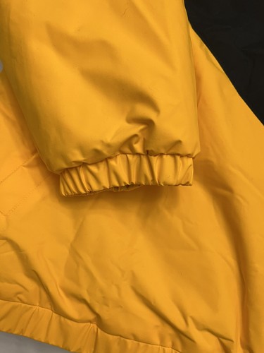 Columbia Iowa Hawkeyes Football Parka Coat Race Stripes Yellow & Black Men's 2XL - Picture 9 of 15