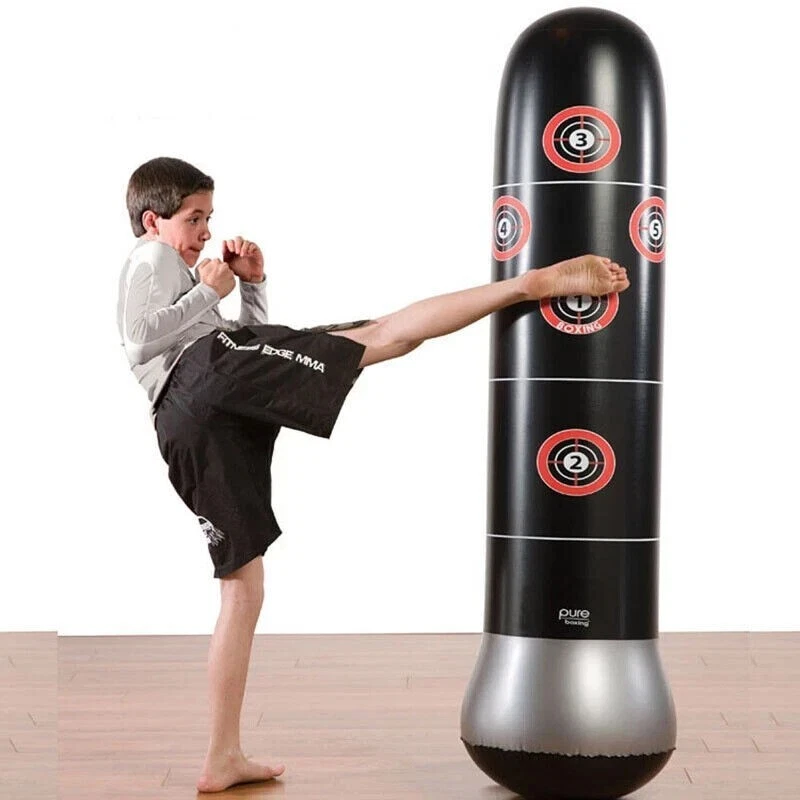 Punching Bag 1.5 m Kids Fitness Boxing Inflatable Vertical Boxing