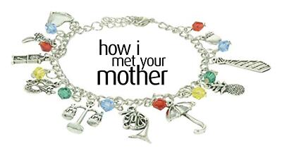 How I Met Your Mother TV Theme Multi Charms Jewelry Bracelet