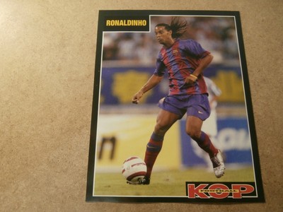 Carte Rookie Ronaldinho FC Barcelone – Kop Football – Vintage Collector Brésil – Rare