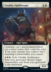 Onakke Oathkeeper Extended Art Foil Commander Masters