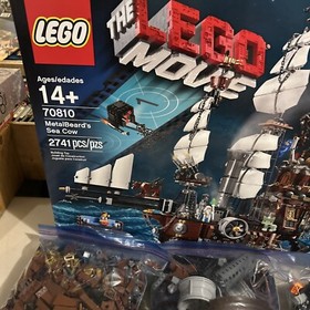 Lego 70810 The Lego Movie MetalBeards's Sea Cow 99.9 Percent Complete