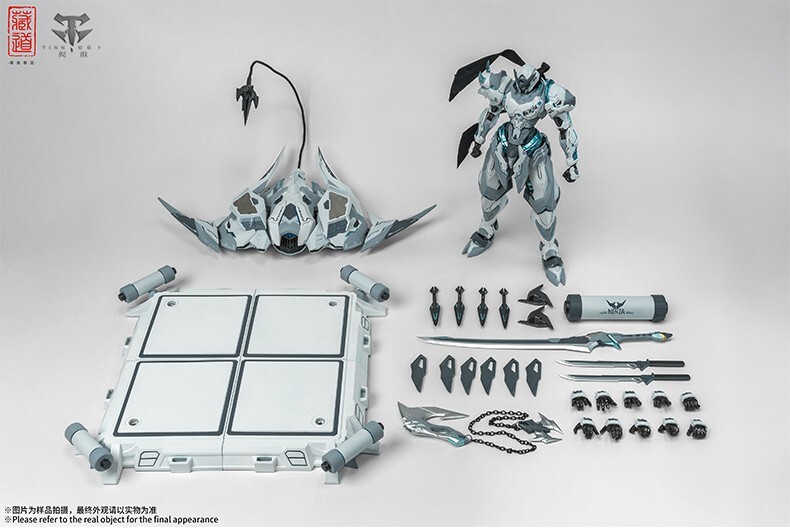 CangDao Model 1/72 CD-07W Ninja Zhan Ming White Ghost