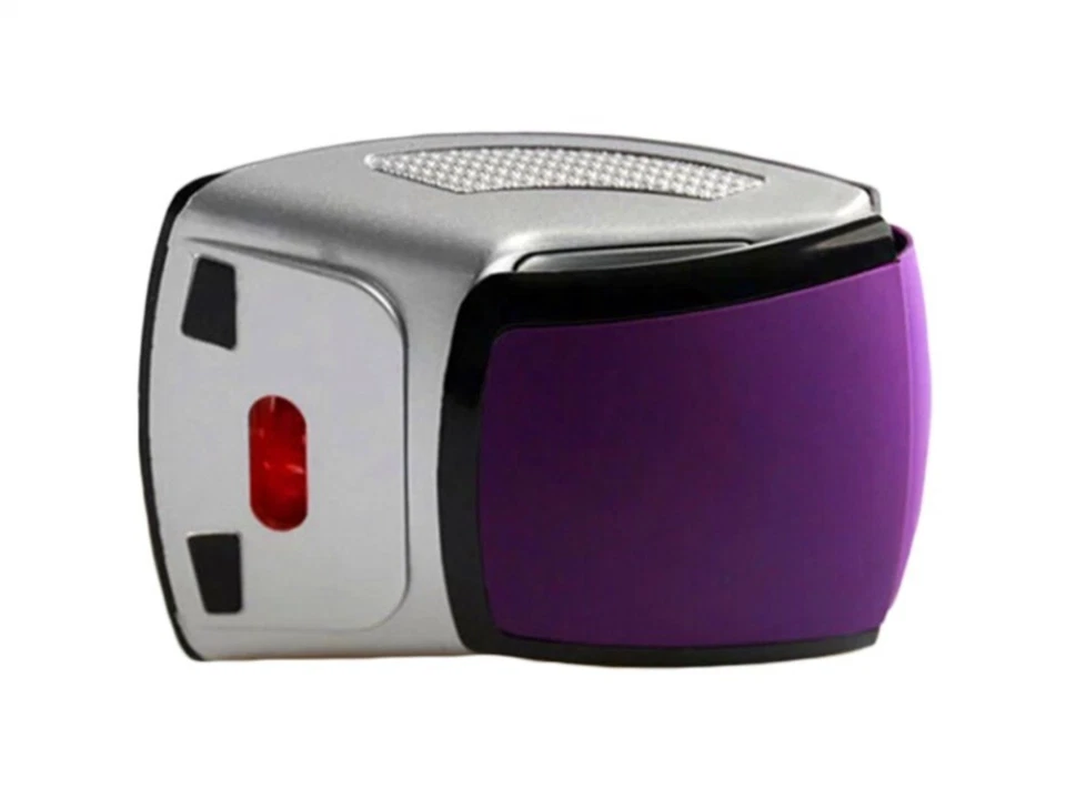 PURPLE 3D Optical USB Wireless Arc Foldable Mouse Mice 2.4GHz 10m Range 1600 DPI - Image 4 of 4