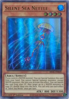 Yugioh! Silent Sea Nettle - BROL-EN029 - Ultra Rare - 1st Edition Near Mint, Eng