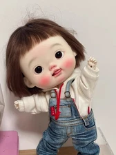 1/6 BJD Doll Big Head Baby DianDian Normal Color Y10-Free Face Make UP+Free Eyes