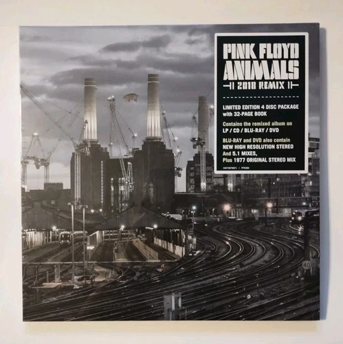 Pink Floyd - Animals (2018 Remix) Deluxe Limited LP / CD / BR / DVD New Vinyl