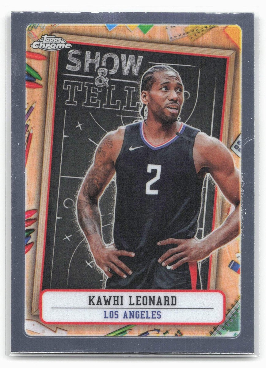 2024-25 Topps Chrome #ST-4 Kawhi Leonard Show and Tell | eBay