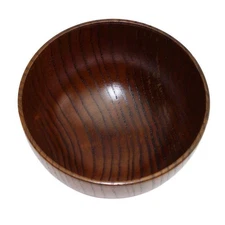 Solid Wood Bowl can be used for salad soup fruits Decorative