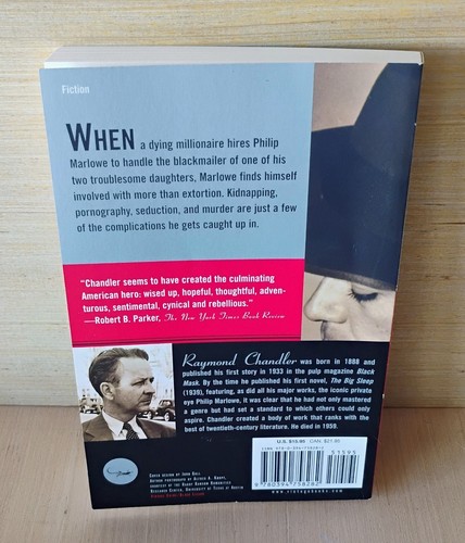 1992 First Black Lizard Crime Edition THE BIG SLEEP Raymond Chandler SUPER CLEAN - Bild 3 von 5