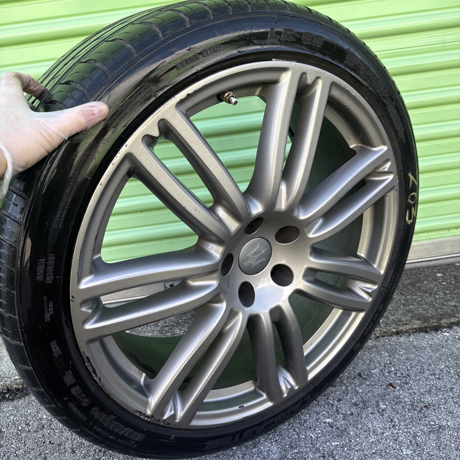 14-24 MASERATI GHIBLI - FACTORY 20" INCH REAR ALLOY WHEEL RIM 10.5Jx20H2 OEM 203