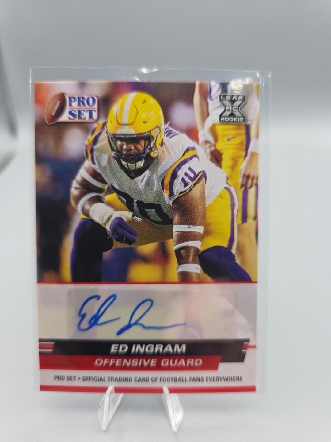 Ed Ingram Leaf Pro Set Draft Autographs #EI1 Blue