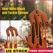 Game & Gear Hoist Block and Tackle System