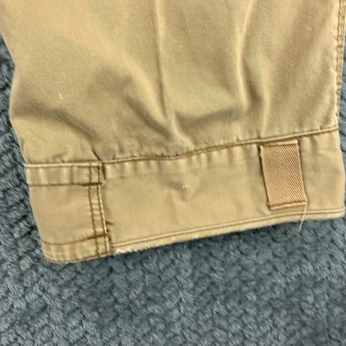 De Colección Polo Ralph Lauren Pantalones Para Hombre 38x32 Beige Doble Rodilla Lona Solapa Bolsillos - Imagen 19 de 20