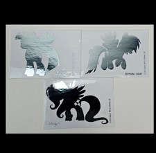 My Little Pony Temporary Tattoos Fluttershy Rainbow Dash Princess Twilight Cute