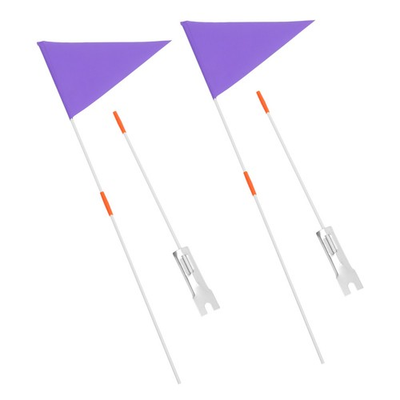 #ad 2 Pcs Replacement Safety Flag Bicycle Trailer Bike Flags for People $44.16