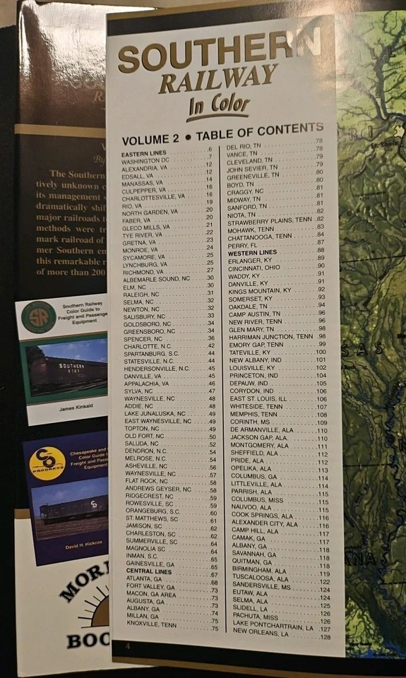 Southern Railway em cores volume 2 livro de capa dura por Alton Lanier - Imagem 2 de 4