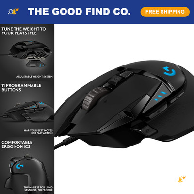 High-Precision Wired Gaming Mouse - RGB, Adjustable DPI, Ergonomic Design - Blac