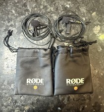 Rode Dual Wired Lavalier Microphones   Clip-On Lapel Mics   Tested