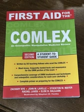 FIRST AID for the COMLEX by Nye Zachary, ... - 2ND Second Edition - Like New