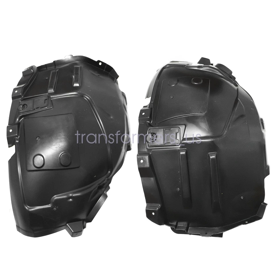 2x Black Front Inner Fender Liners For Mercedes-Benz E300 2017-2023 - Imagem 4 de 4