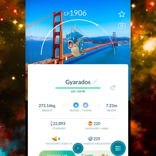 Pokémon Gyarados San Francisco BG | Tr-de Go