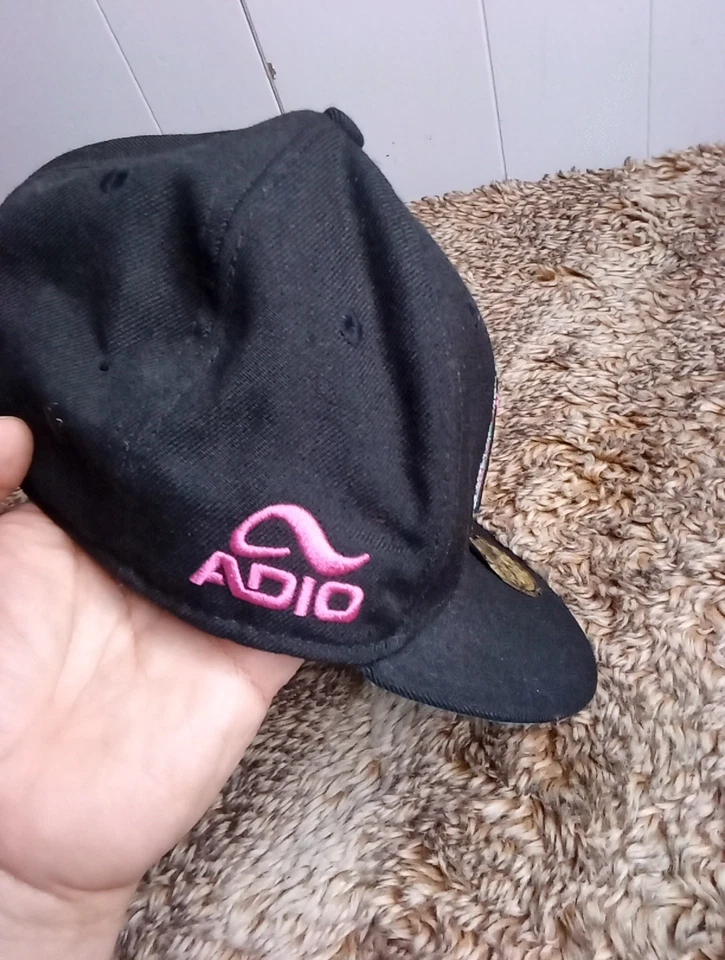 Sombrero ajustado 100 % lana talla 7 1/8 МИШКА Mishka ADIO New Era 59 Fifty Foto 3 de 4