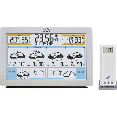TFA Dostmann TFA.me ID-02 35.8100.54 WLAN-Wetterstation Vorhersage für 6 Tage