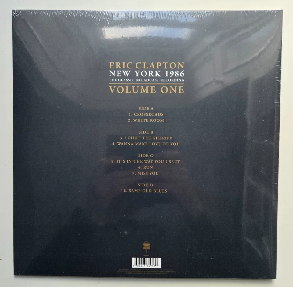 Eric Clapton - New York 1986 Vol 1 & 2 - 2 x Double Vinyl 4 x LP Set NEW - Image 3 of 4