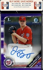 2019 Bowman Chrome #CPA-JB James Bourque Prospects Purple #/250 Auto Nationals