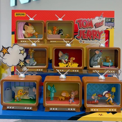 #ad 52toys TOM and JERRY Classic MOMENT Series Blind Box Figure Toy Gift $129.37