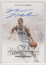 2014-15 Panini Preferred Panini Signatures 23/35 Mason Plumlee #410 Auto 0b2