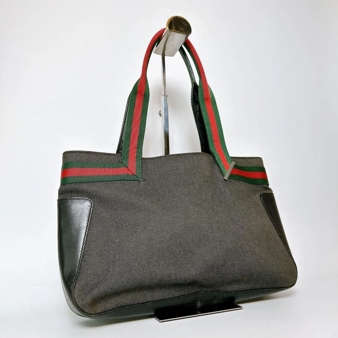 Sac fourre tout en toile Gucci Sherry Line sac à main créateur transport quotidien élégant
